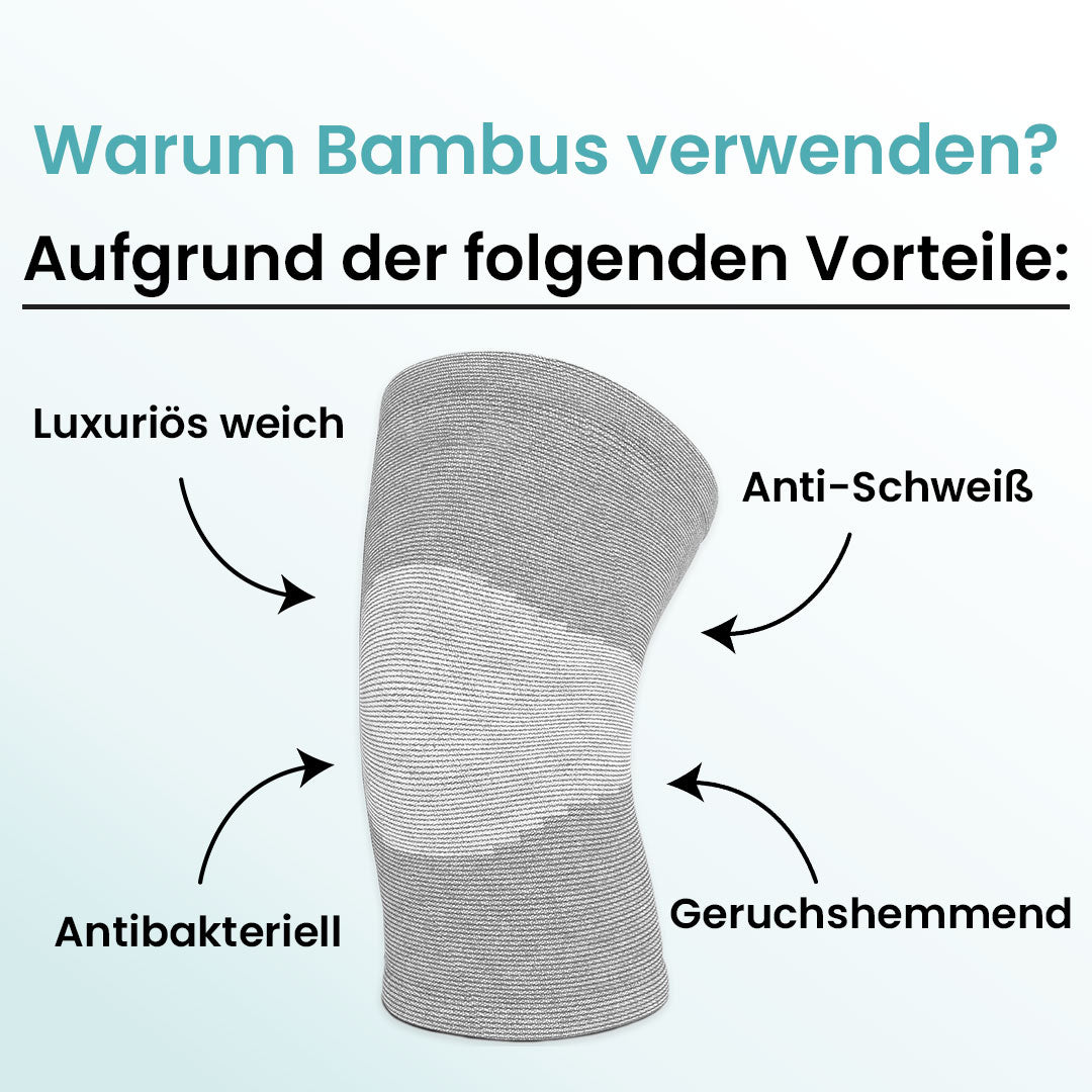 Relieve - Bambus Knie Kompressions-Bandage